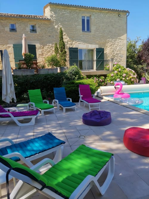 Transats gîte avec piscine, proche Saint Emilion