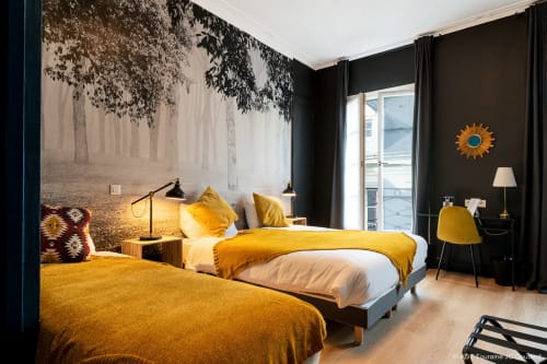 chambre triple accessible uniquement par escaliers