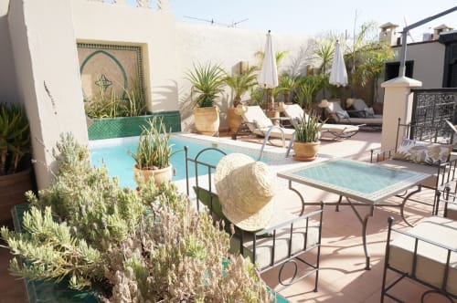 piscine extérieure - Riad le clos des arts - visiter marrakech
