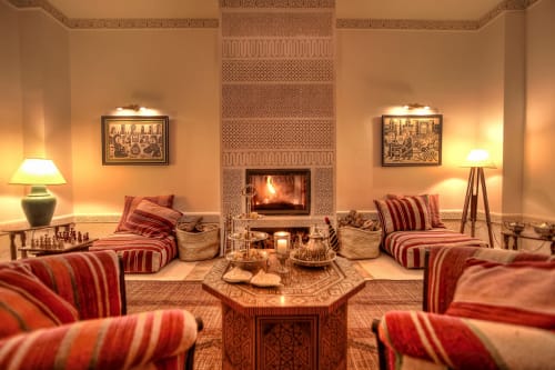 Moroccan living room - stay Riad le clos des arts Marrakech