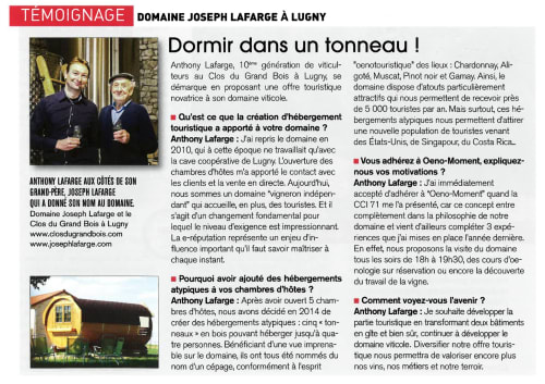 Article sur nos hébergements insolites