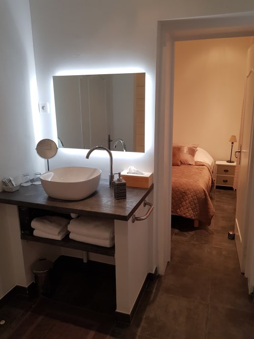 Salle de bain - location 4 personnes - Baie de Somme - Le Château des Lumières