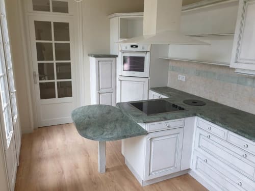 large fitted kitchen - holidays in bayeux - apartments au loup