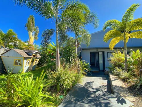 villa avec jardin - palmiers - maison à la Réunion - La Maison des Jades