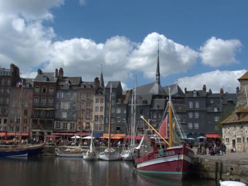 Port de Honfleur avec ses bateaux