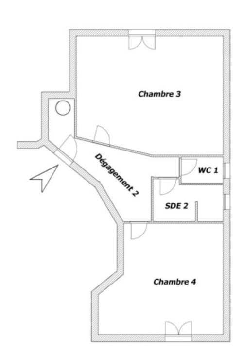 Plan de l'annexe - Villa Abbracciu