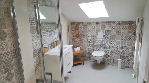 salle de bain - séjour en gite à bayeux - Le Castel