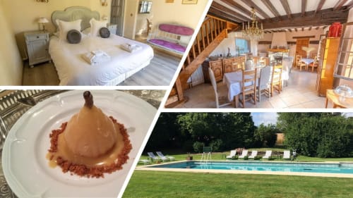 piscine creusée - chambre d'hôtes à louer - hanches