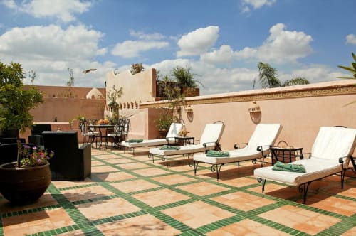sedie a sdraio Marocco - Riad e Spa