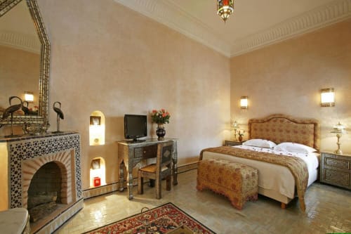 suite met open haard - riad Marokko