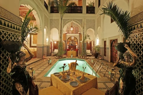 Table Diner mit Pool - Riad und Spa