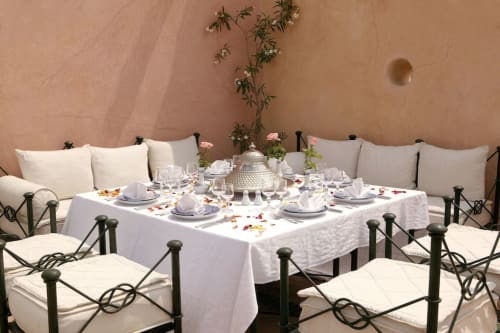 pranzo in terrazza - Riad in Marocco
