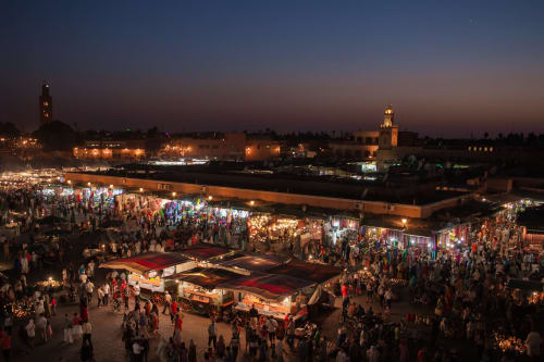 La Medina de noche, Marrakech