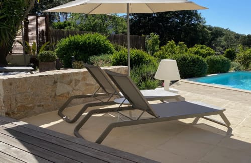 Transats piscine Villa Limone La maison d'hôtes de Calenzana