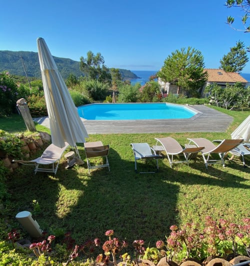 Chambres d'hôtes du sud - Fiore di Machja - Vue piscine - Vue extérieur 