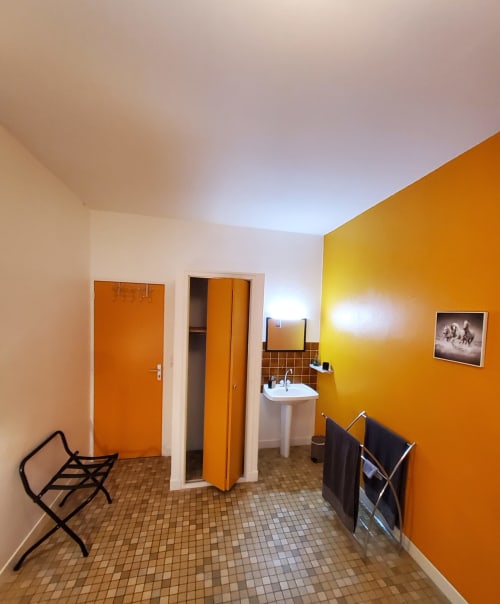 Salle de bain - chez JollyJune - Maison d'hôtes à Champeaux 