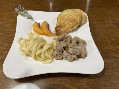 assiette à déguster - table d'hôtes Le colombier de Hanches