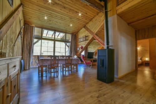 Chalet cosy ambiance boisée en Franche Comté