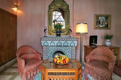 coin salon - location Riad Marrakech