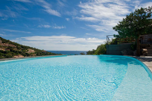 infinity pool with sea view