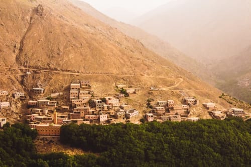 Paisaje marroquí Imlil