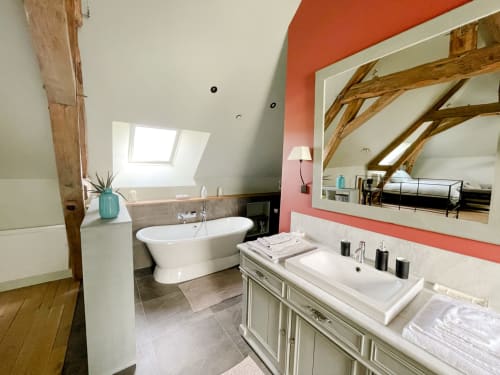 salle de bain ouverte - Domaine du Réveillon