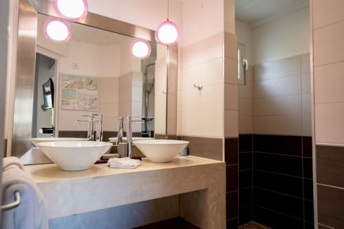 salle de bain bungalow - séjourner aux Antilles 