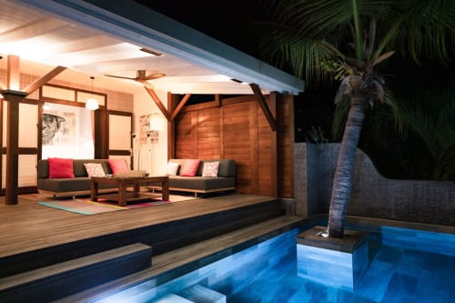 piscine creusée dans les Caraïbes - visiter les Antilles 