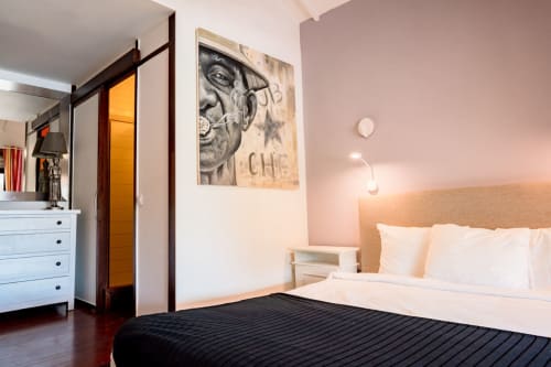 grande chambre du gite aux Antilles 