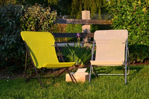 Transats, petit coin relax - Domaine le Mathi - Séjour détente avec vue sur le Lot