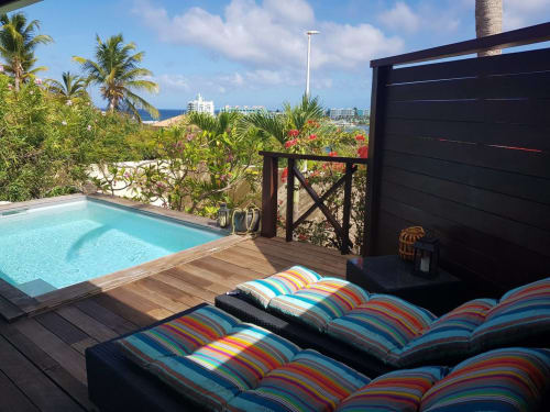 piscine privée - location de gite à Saint Martin