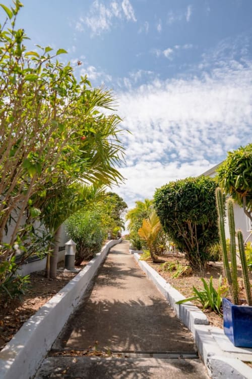 alley of the balconies - cottage in the Antilles