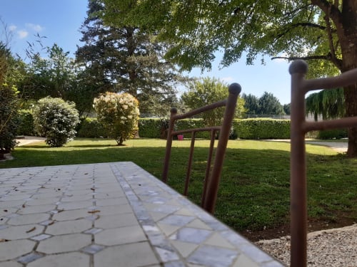 terrasse Gite La Bicoque