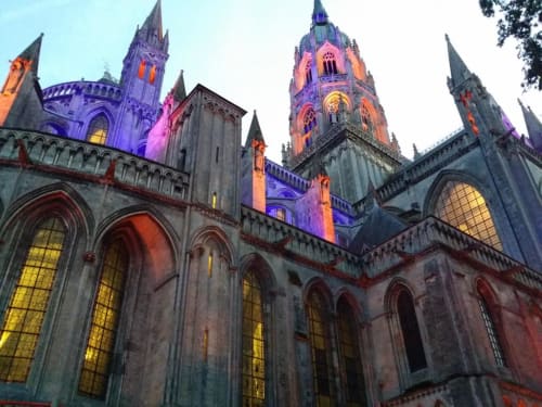 Bayeux cathedral by night - Guesthouse Bayeux