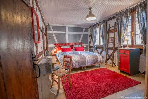 Geräumiges Zimmer - Gîtes im Herzen von Ribeauvillé