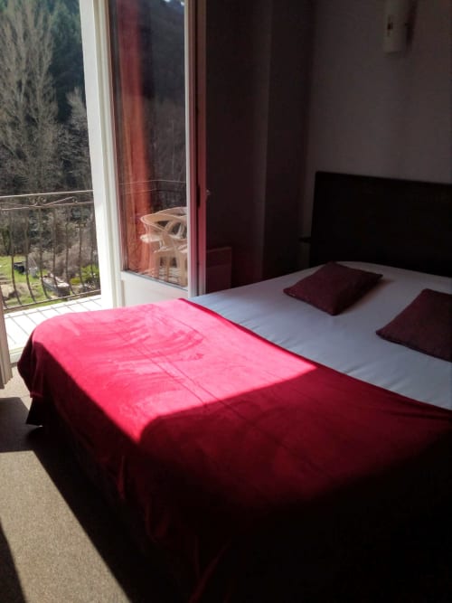 Chambre double avec balcon, Auberge de Barnas, Barnas. 