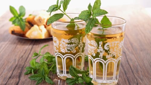 thé à la menthe - hospitalité marocain - riad le clos des arts