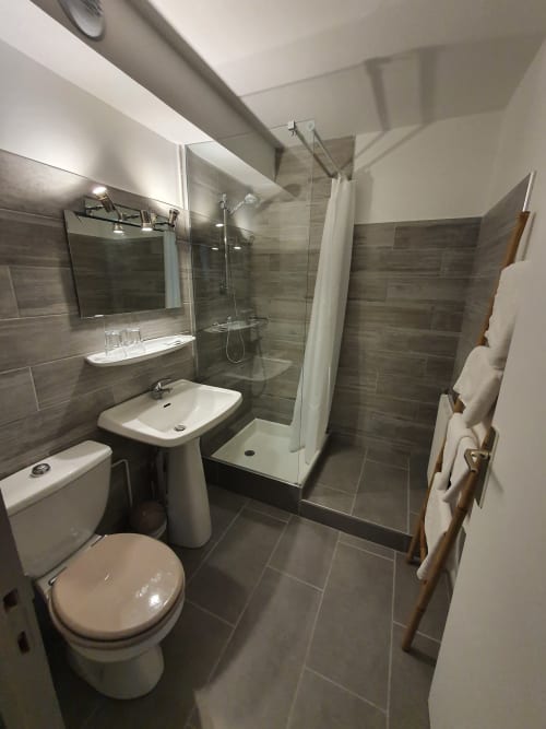 private bathroom - living room at lac de laffrey