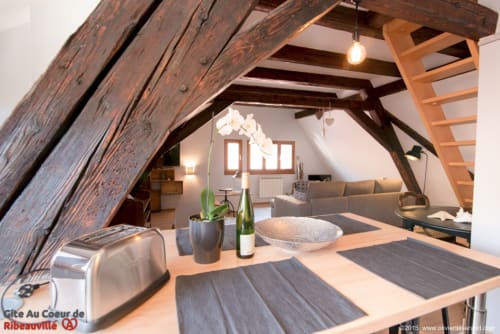 coin repas gite ribeauvillé alsace loft 