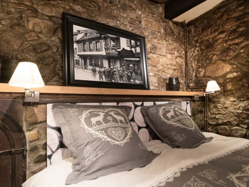 chambre pierres naturelles gite ribeauvillé alsace