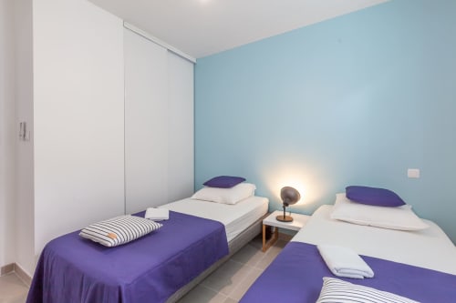 lits simples - Villa de standing Trois Ilets - Location de vacances