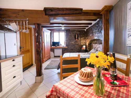 table à manger gite gewurztraminer ribeauvillé alsace