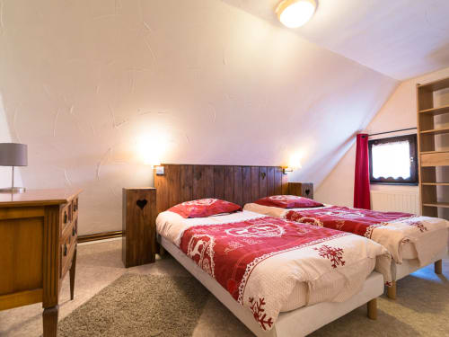chambre lits séparés gîte riesling ribeauvillé alsace