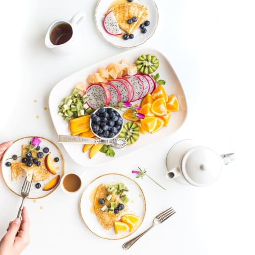 petit-déjeuner exotique