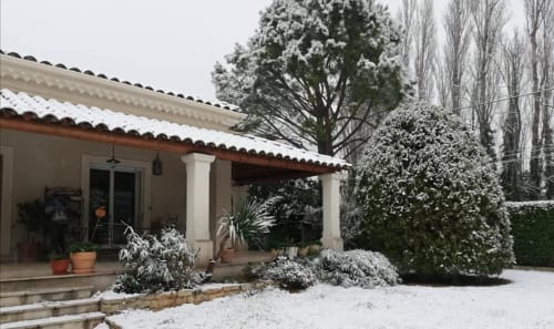 chambre d’hôtes à louer La Goutadou - sous la neige - Provence