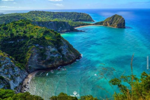 Mayotte vue du ciel