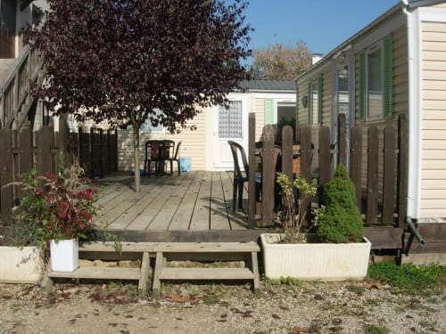 terrasse mobile-home - Les Jardins Français