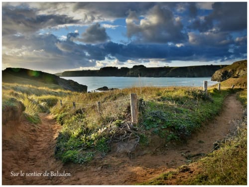 Nuages d'Automne sur les dunes de Baluden - Bangor - location maisons belle île en mer - Kerdavid'île