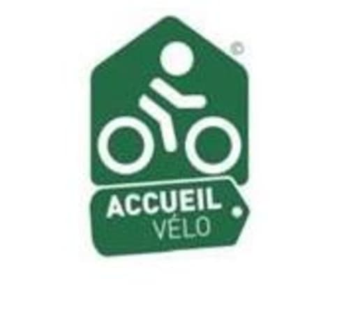 Willkommen Fahrrad Logo, Fahrradfreundliches Siegel des Hôtel De La Fontaine in Nizza
