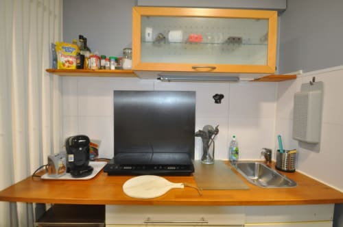cuisine étudiante - studio à Grenoble - équipé et meublé - Résidence Beaublache